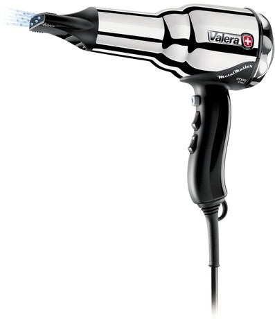 SWISS METAL MASTER IONIC 2000 PUSH VALERA 584.02/I COOL AIR Professional hair dryer 