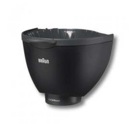 BRAUN AS00000002 DRŽAČ FILTERA ZA APARAT ZA KAVU 