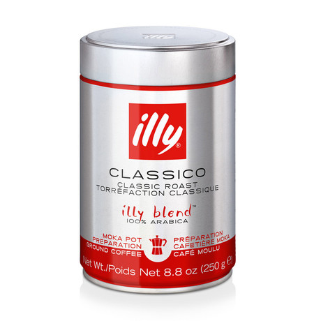 ILLY Mleta kava illy Moka 250g pločevinka