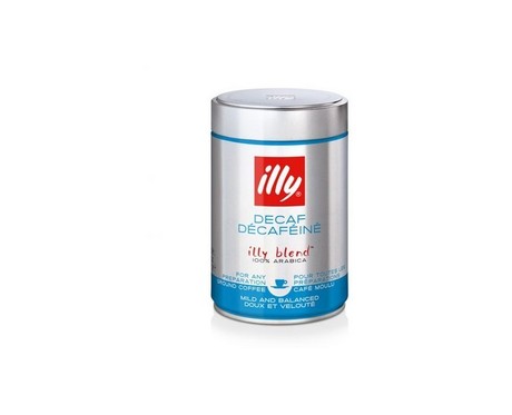 ILLY Mleta kava BREZKOFEINSKA 250G pločevinka