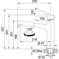 Kuhinjske-armature-2/CENTRO-IZVL.KROMSTONEGRE-ARMATURA-FRANKE_1