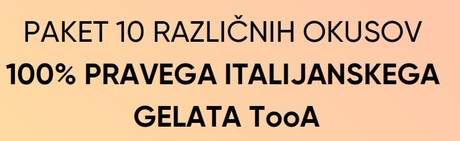 STARTER PACK komplet 10 sladoledov TooA 