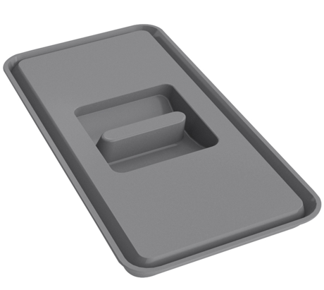 FRANKE 133.0200.695 PIKROV WASTE CONTAINER ANTHRACITE GRAY 12L 