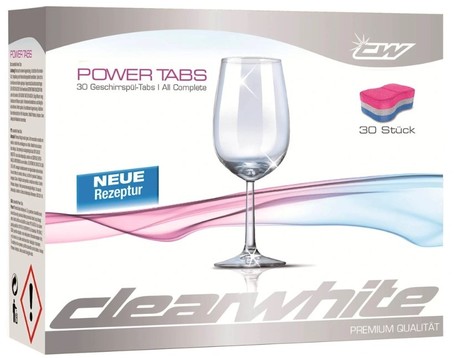 CW POWER TABS DISHWASHER TABLETS 