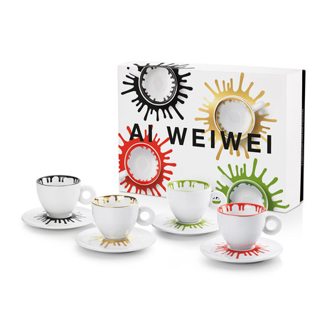 ILLY Cups Ai Weiwei Set od 4 šalice za cappuccino 