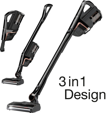 HX2 Triflex CAT&DOG, MIELE BREZŽIČNI ROČNI SESALNIK črn z rožn. 