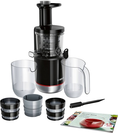 MESM731M BOSCH Sokovnik sa sporim prešanjem, VitaExtract, 150 W, crna, brušeni nehrđajući čelik 