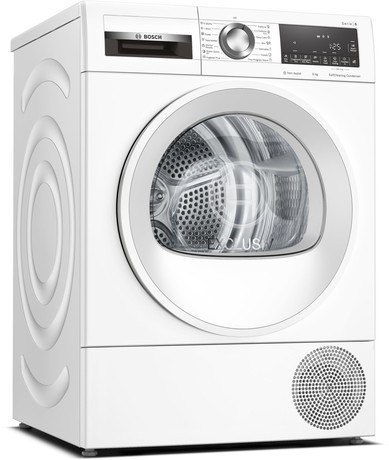 WQG14590BY BOSCH Serie 6, Sušilica s toplinskom pumpom, 9 kg, Exclusiv 