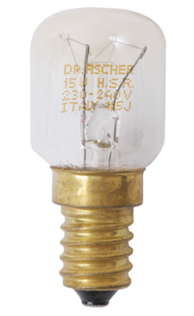 REFRIGERATOR BULB BOSCH E14 15W 230V 00602674 