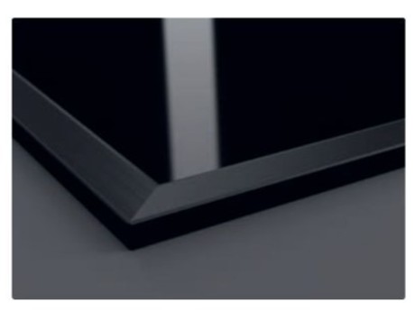 KFR830AB BORA Zaščitni okvir stekla iz črnega eloksiranega aluminija 830mm