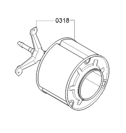 BOSCH BUBANJ PERILICE RUBLJA + NOSAČ 00775981 