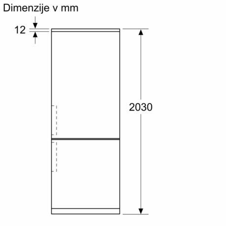 KGN49VXDT, BOSCH PRO. DVO. HLADILNIK 203 X 70 CM 