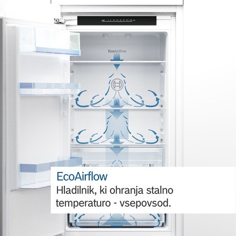KUR21VFE0 BOSCH Serie 4, Built-in refrigerator, 82 x 60 cm, flat hinge 