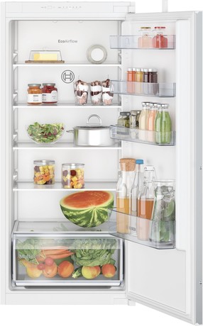 KIR41NSE0 BOSCH Serie 2, Built-in refrigerator, 122.5 x 56 cm, sliding hinge 