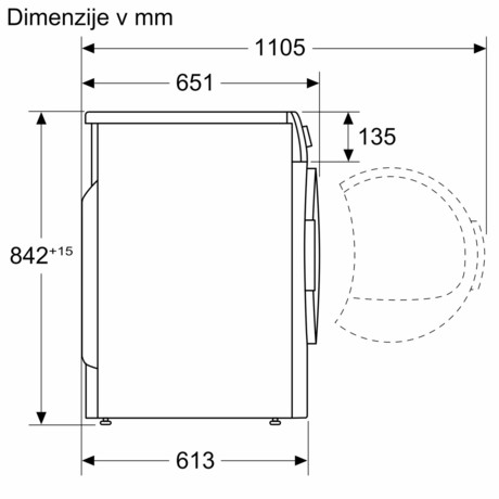 WQB246C0BY BOSCH Serie 8, Sušilica s toplinskom pumpom, 9 kg 