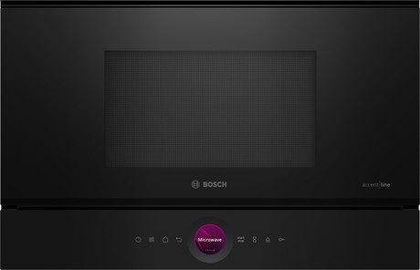 BFR9221B1 ACCENT BOSCH Serie 8, Built-in microwave oven, Black 