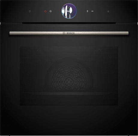 HRG7361B1 BOSCH Serie 8, Built-in oven with steam addition function, 60 x 60 cm, Black 