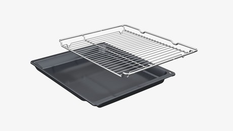 HQA514ES3 BOSCH Serie 4, Built-in oven with steam function, 60 x 60 cm, Stainless steel 