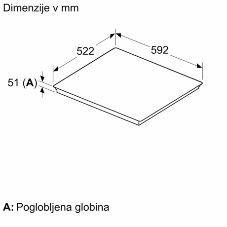 PVS631HB1E BOSCH Serie 6, Induction hob, 60 cm, Black, surface mounting without frame 