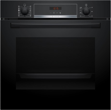 HQA574BB3 BOSCH Serie 4, Built-in oven with steam function, 60 x 60 cm, Black 