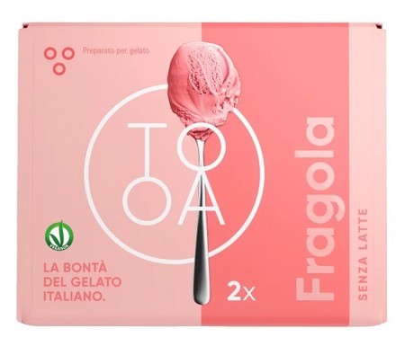 VEGANSKI GELATO S OKUSOM JAGODE TooA 