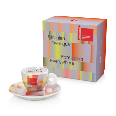 ILLY Skodelica 60.Biennale Stranieri ovunque, skodelica za espresso