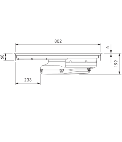 PUXA2R BORA X Pure ROUGH FLEX induction hob with integrated steam extraction - with air extraction 